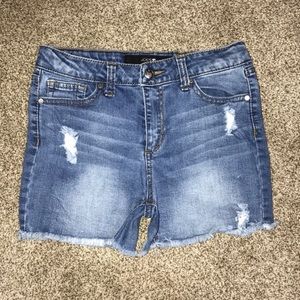 Girls Joe’s Jean Distressed Denim Shorts